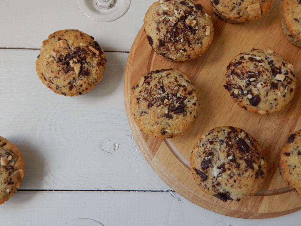čokoládové muffiny